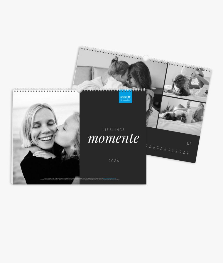 Wandkalender Noir Essence · UNICEF