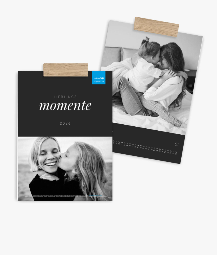 Wandkalender Noir Essence · UNICEF