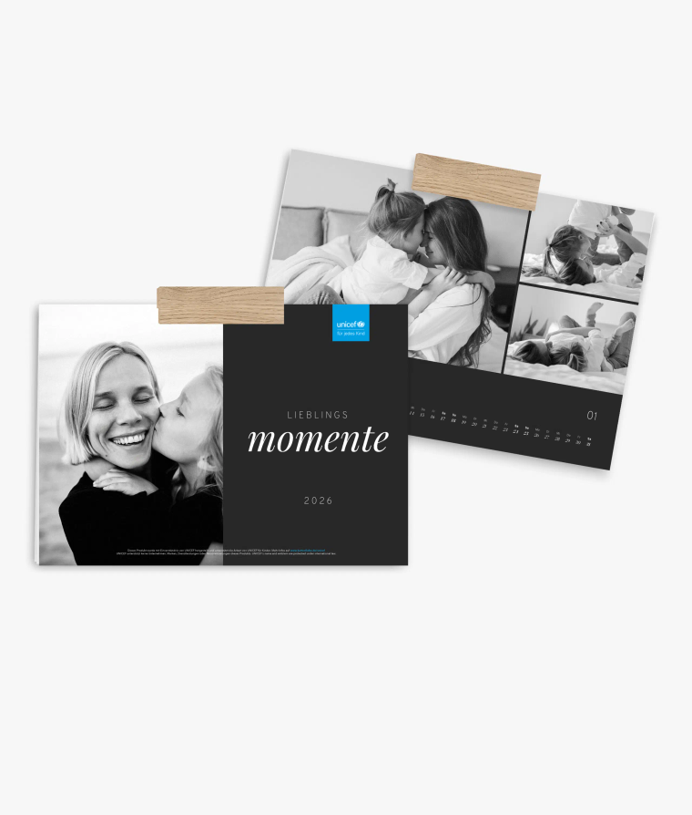 Wandkalender Noir Essence · UNICEF