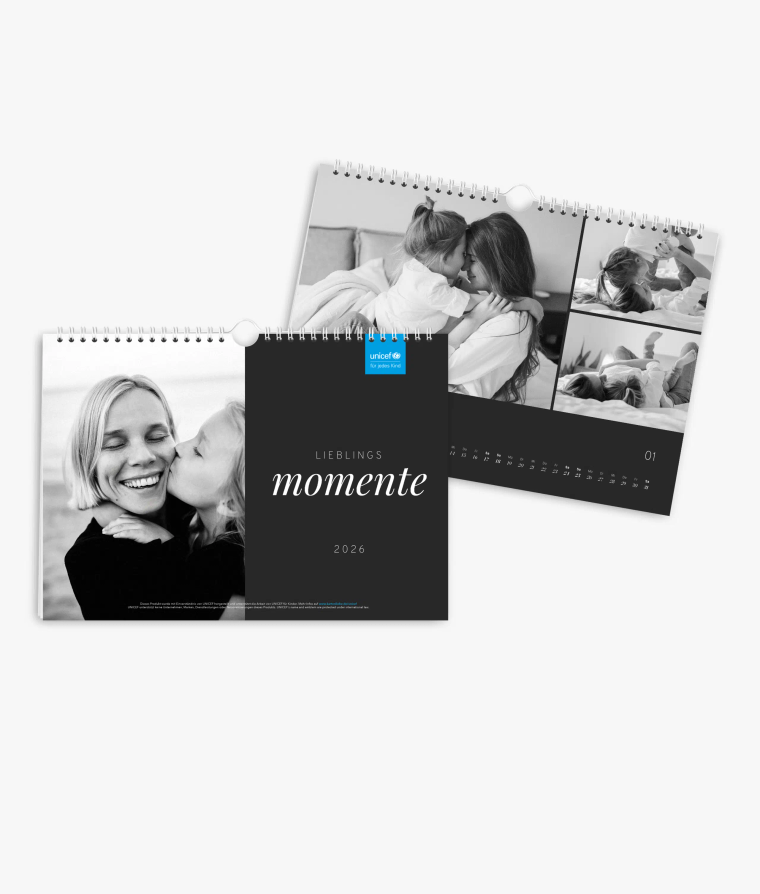 Wandkalender Noir Essence · UNICEF