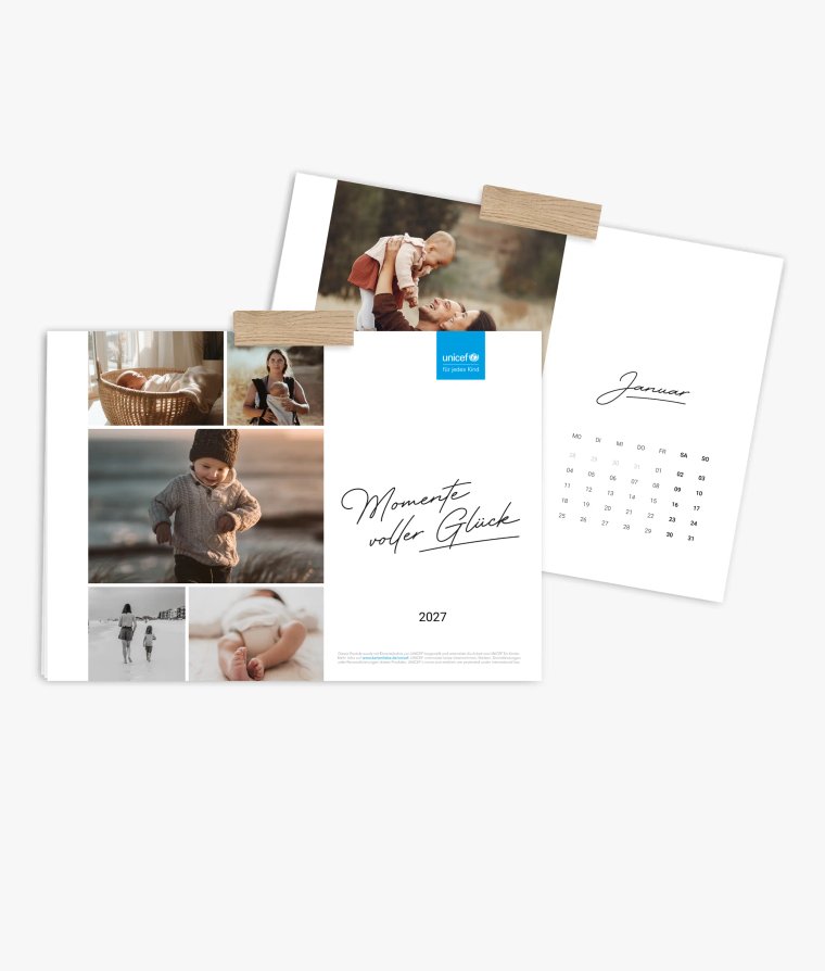 Wandkalender Relaxed · UNICEF