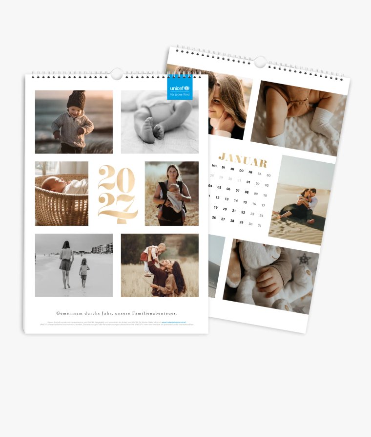 Wandkalender Golden Year · UNICEF