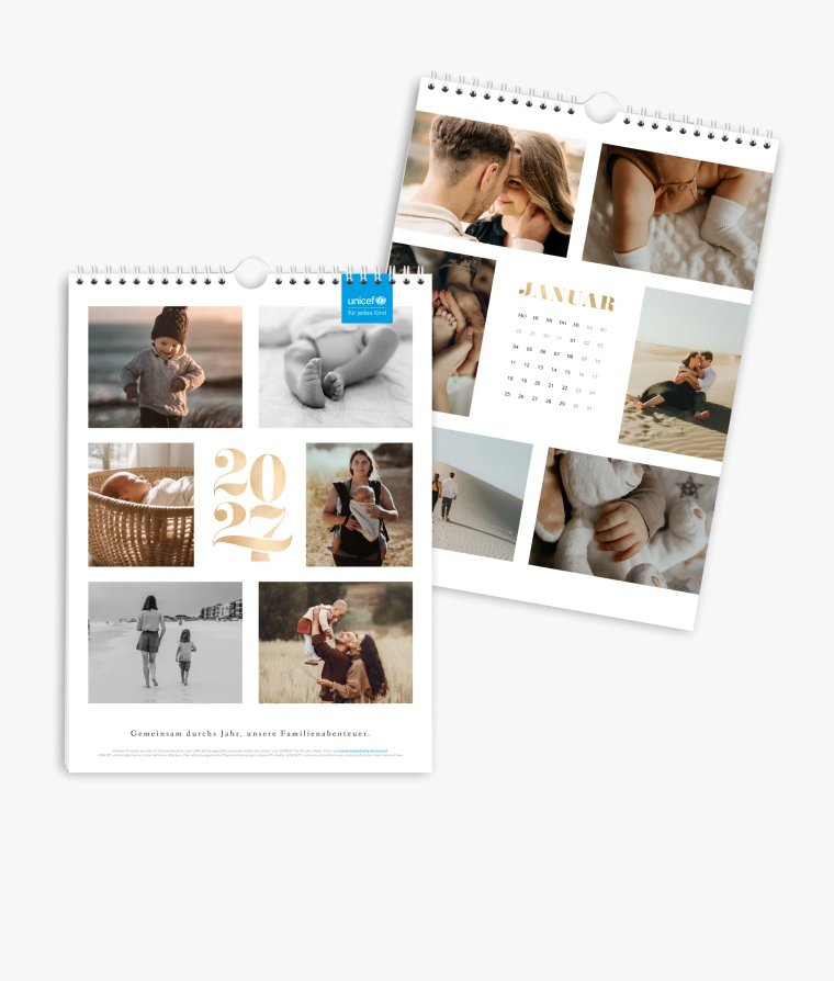Wandkalender Golden Year · UNICEF