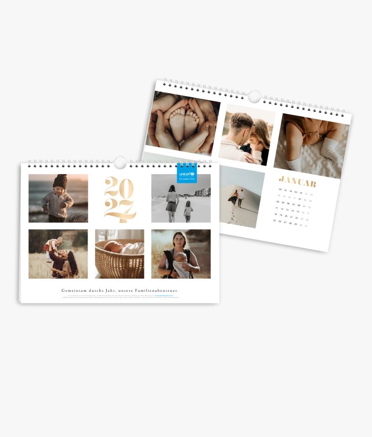 Wandkalender Golden Year · UNICEF