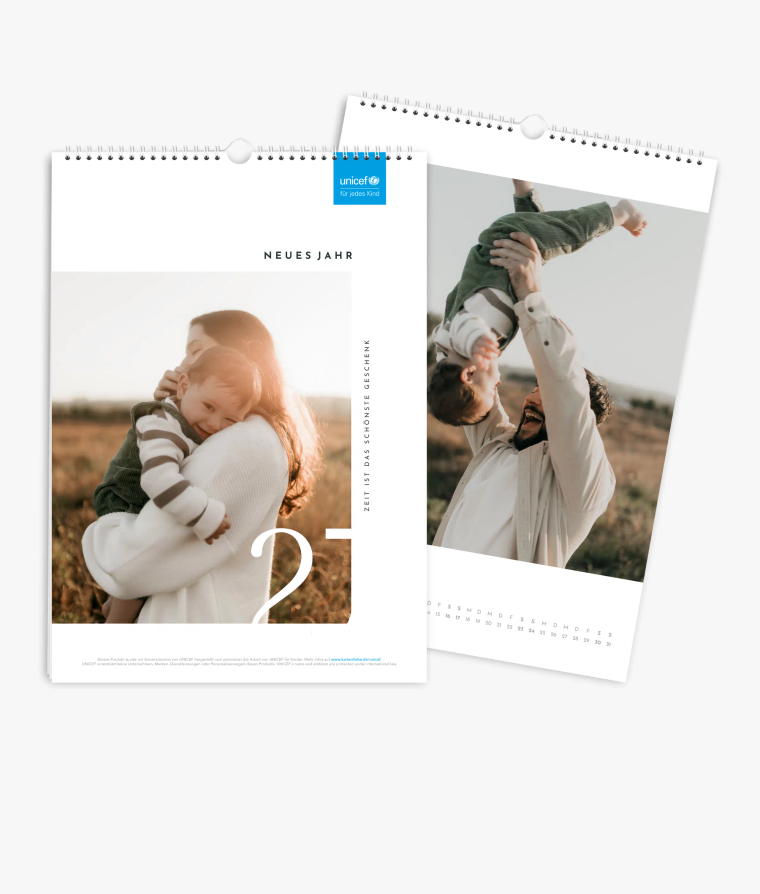 Wandkalender Zeitlos · UNICEF