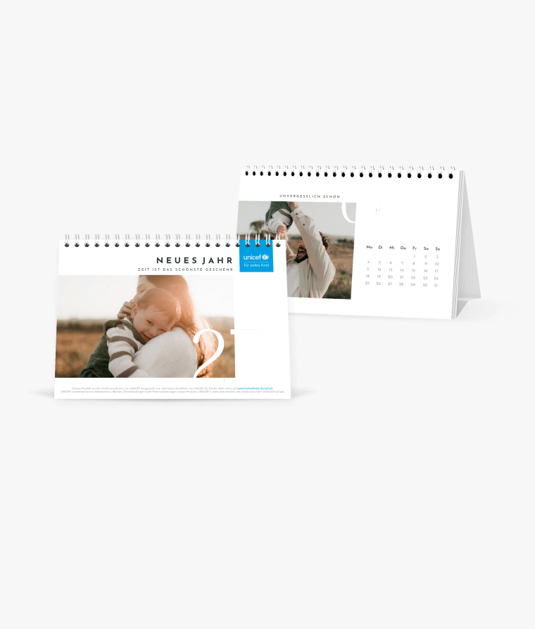Tischkalender Zeitlos · UNICEF