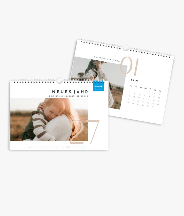 Wandkalender Zeitlos · UNICEF