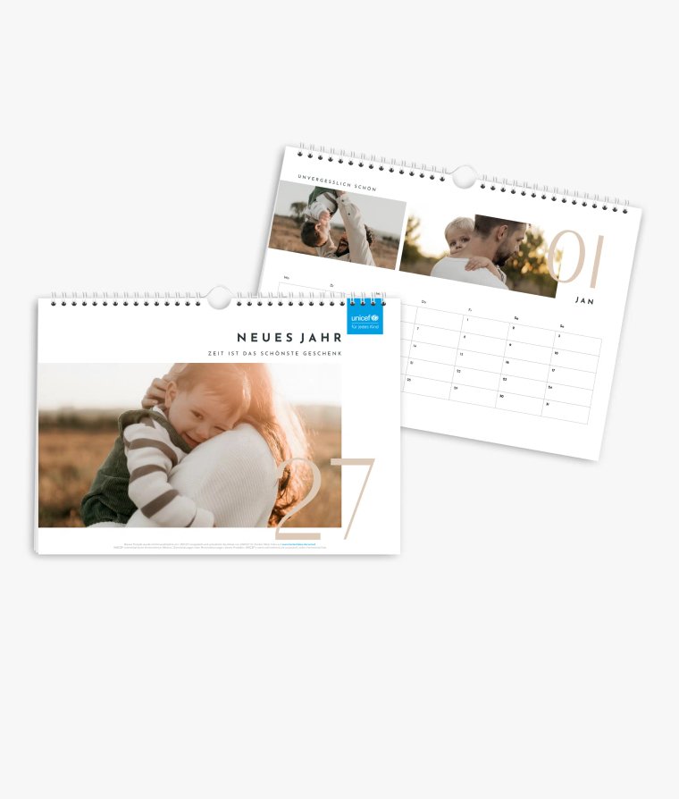 Terminkalender Zeitlos · UNICEF