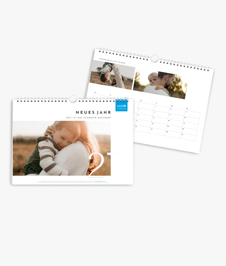 Terminkalender Zeitlos · UNICEF