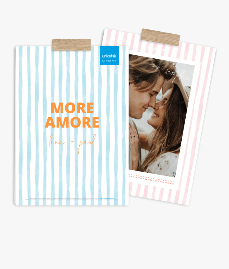 Wandkalender Streifen · UNICEF