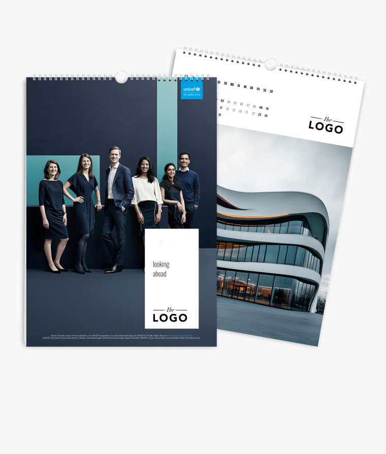 Wandkalender Black and White · Geschäftlich · UNICEF