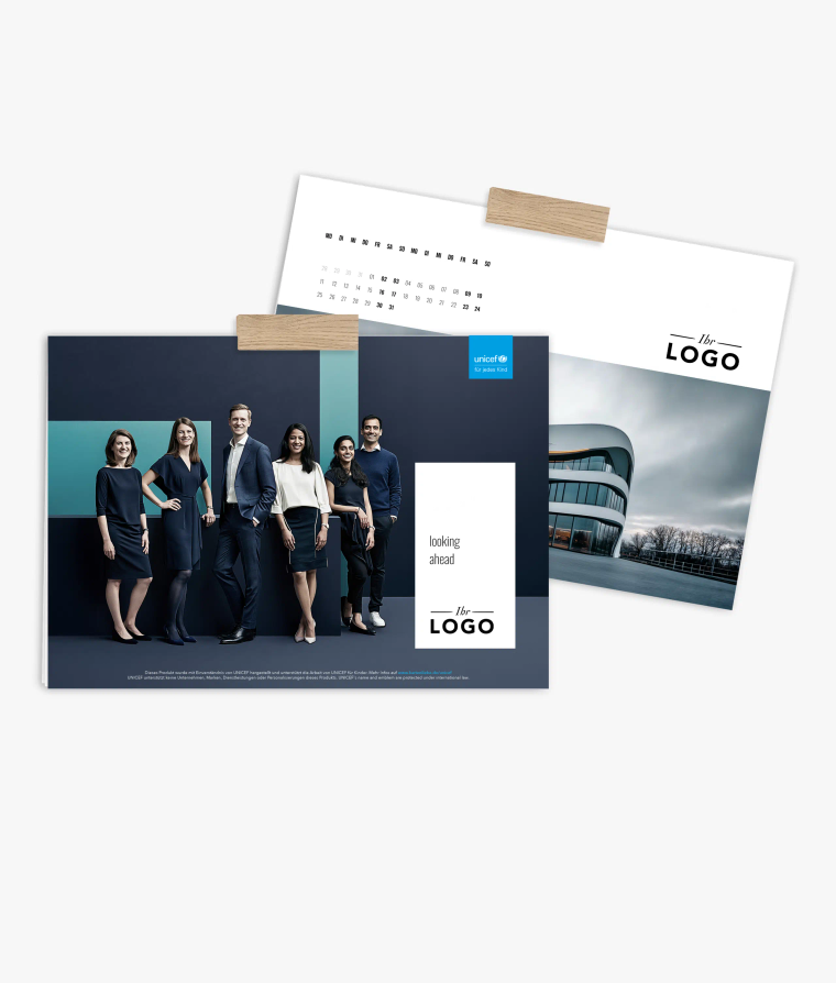 Wandkalender Black and White · Geschäftlich · UNICEF