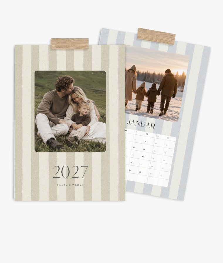 Terminkalender Calm Stripes
