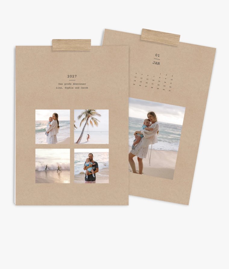 Wandkalender Clean Crafty