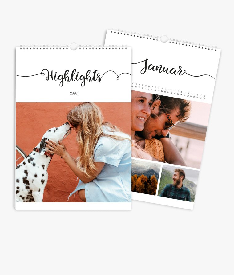 Wandkalender Handlettering