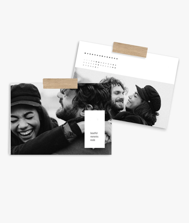Wandkalender Black and White
