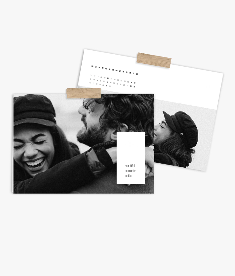 Wandkalender Black and White
