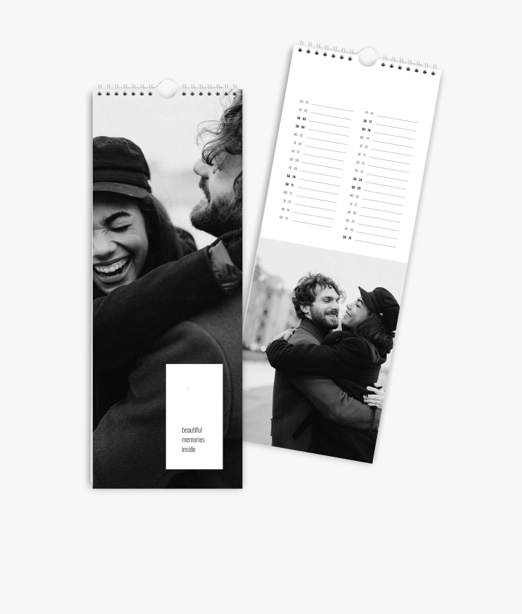Küchenkalender Black and White