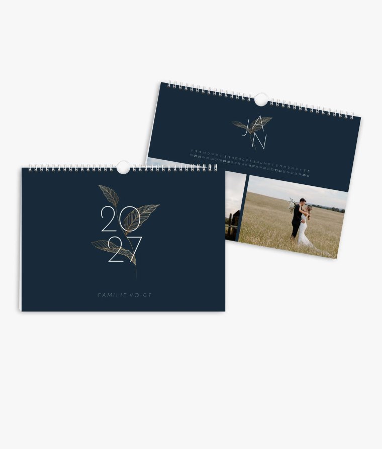 Wandkalender Golden Leave
