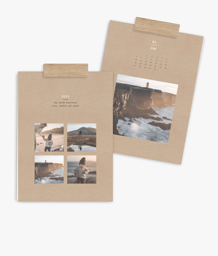 Wandkalender Clean Crafty