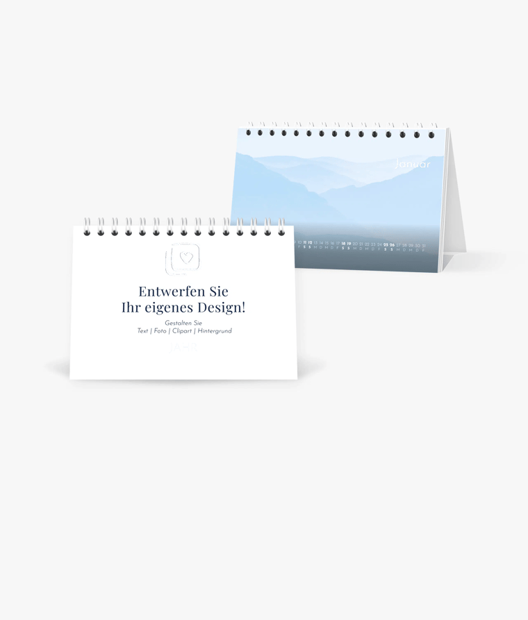 Tischkalender Dezent