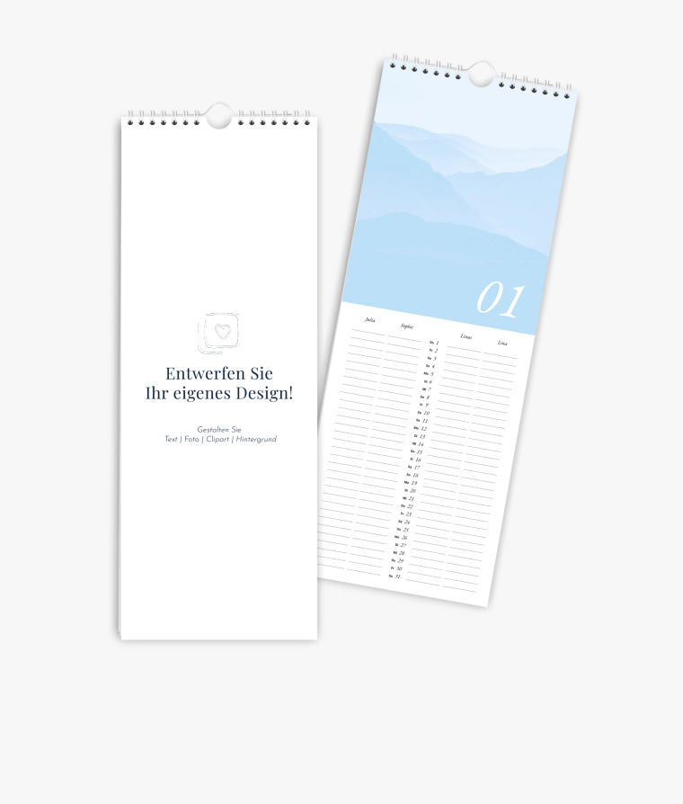 Familienplaner Schlicht