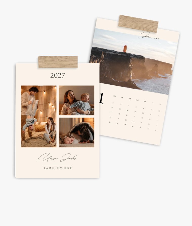 Wandkalender Golden