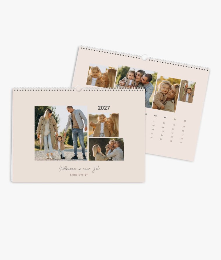 Wandkalender Decent Collage