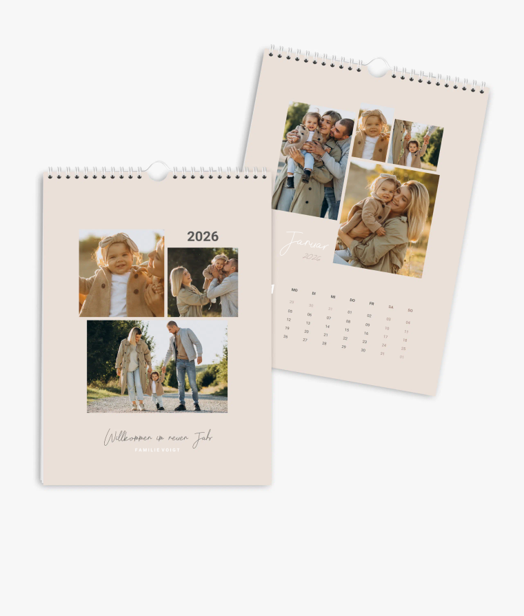 Wandkalender Decent Collage
