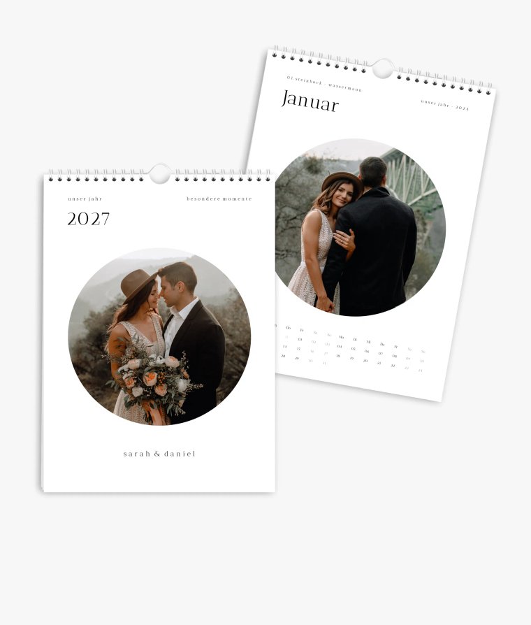 Wandkalender Rundes Jahr
