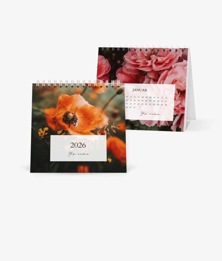 Tischkalender Blumen