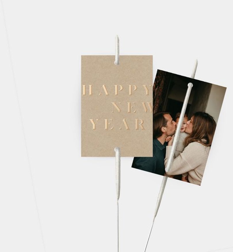 Wunderkerzenetikett Weihnachten Harmony · Crafty