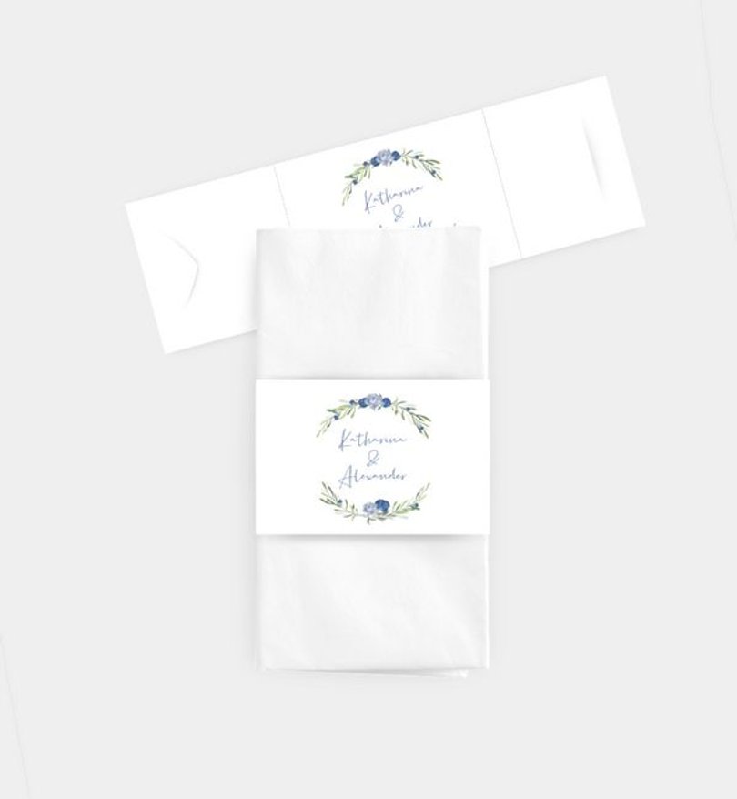 Taschentücher Banderole Hochzeit Kreta
