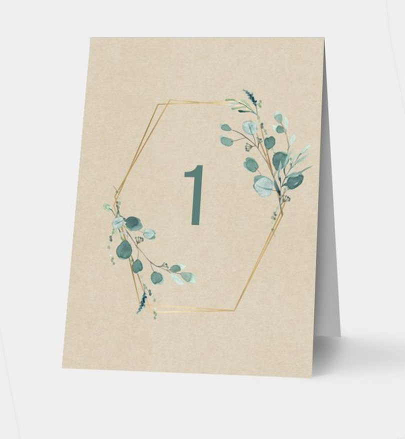 Tischnummer Hochzeit Sommerduft