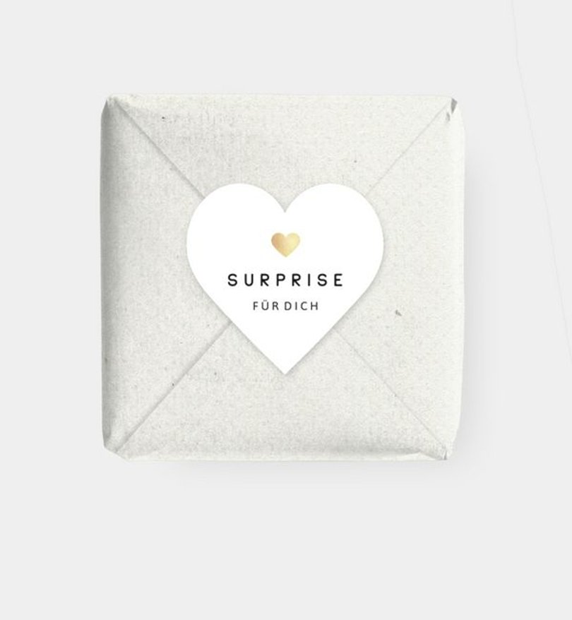 Geschenkaufkleber Hochzeit Sign of love