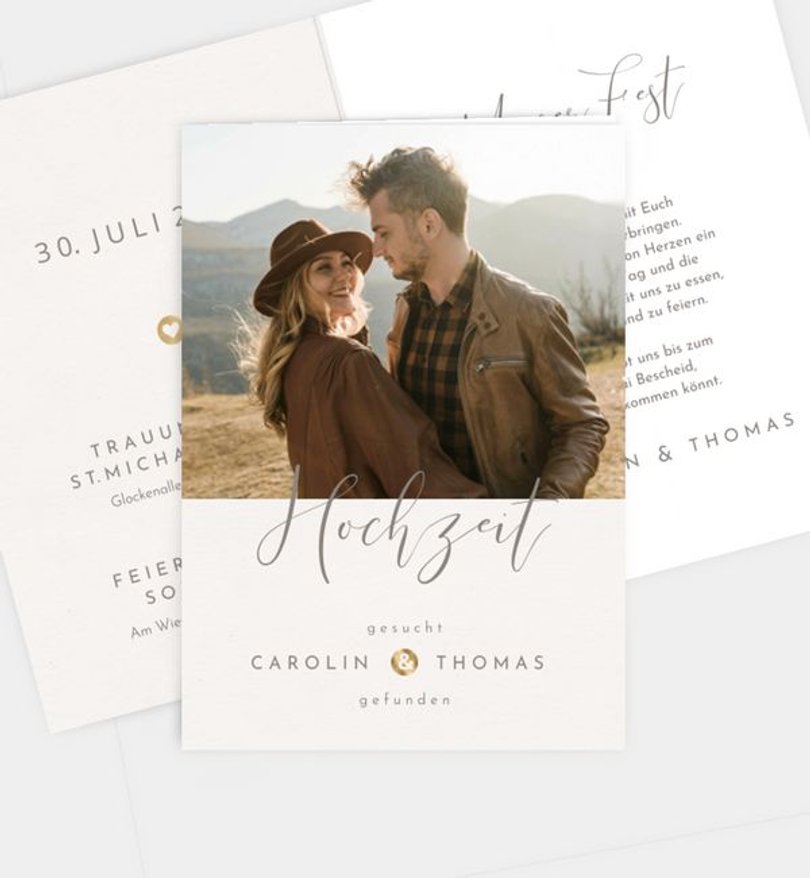 Einladungskarte Hochzeit Easy Wedding