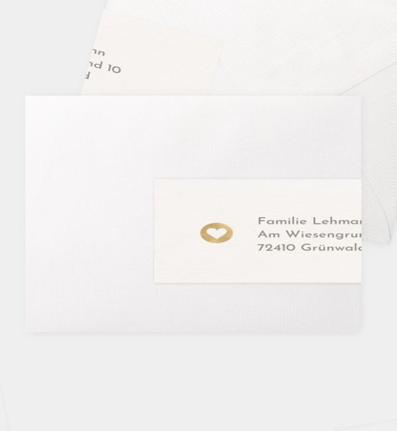 Adressaufkleber Hochzeit Easy Wedding