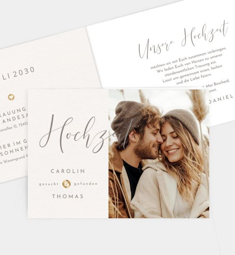 Einladung Standesamt Hochzeit Easy Wedding