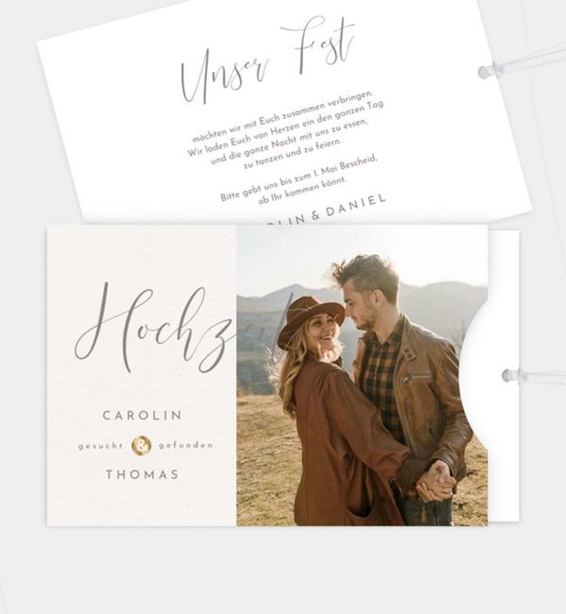 Einladungskarte Hochzeit Easy Wedding