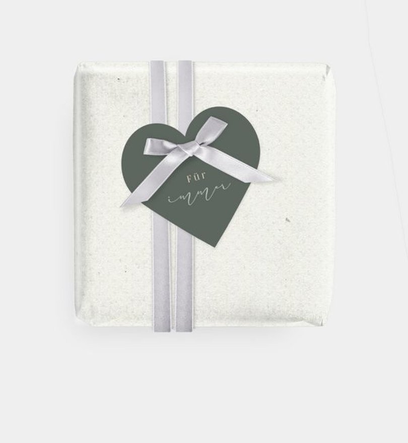 Geschenkanhänger Hochzeit Friedliche Liebe