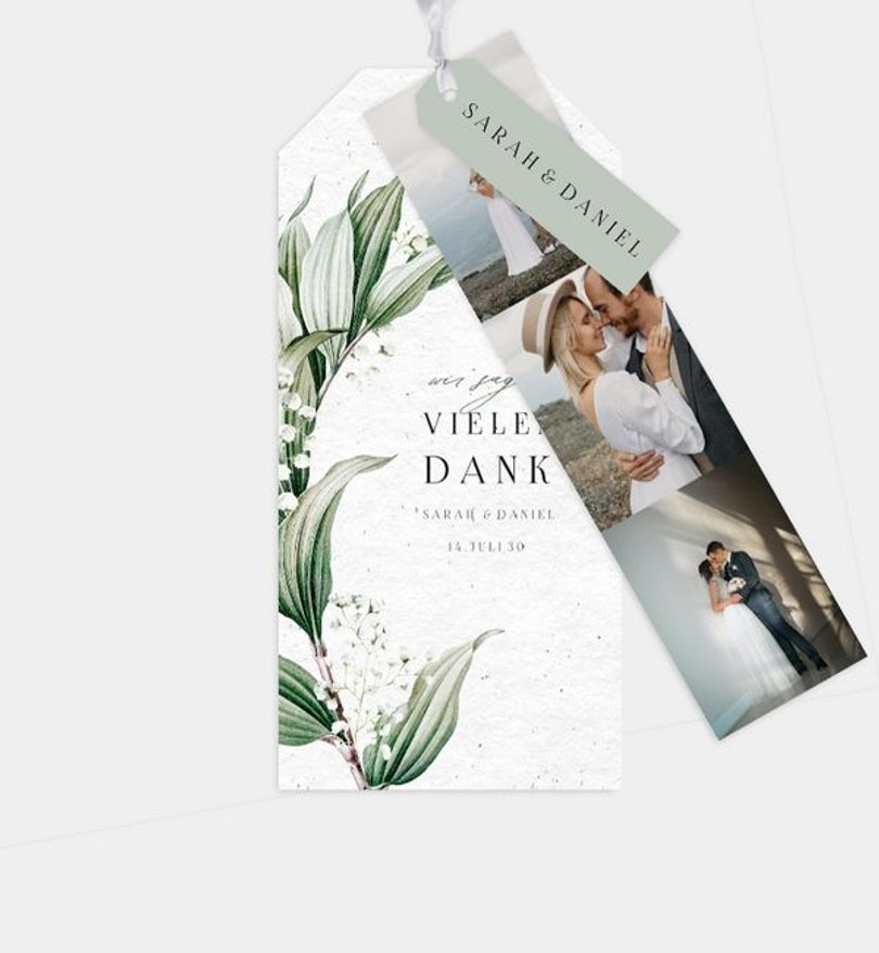 Dankeskarte Hochzeit Growing Love