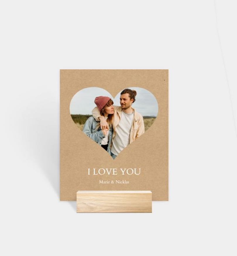 Fotoaufsteller Valentinstag By your Side · Crafty