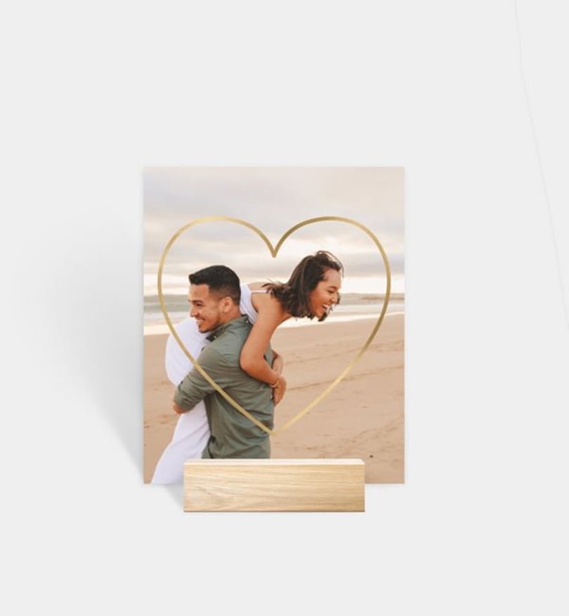 Fotoaufsteller hochzeit/fotoaufsteller/occasion Du bist mein Herz