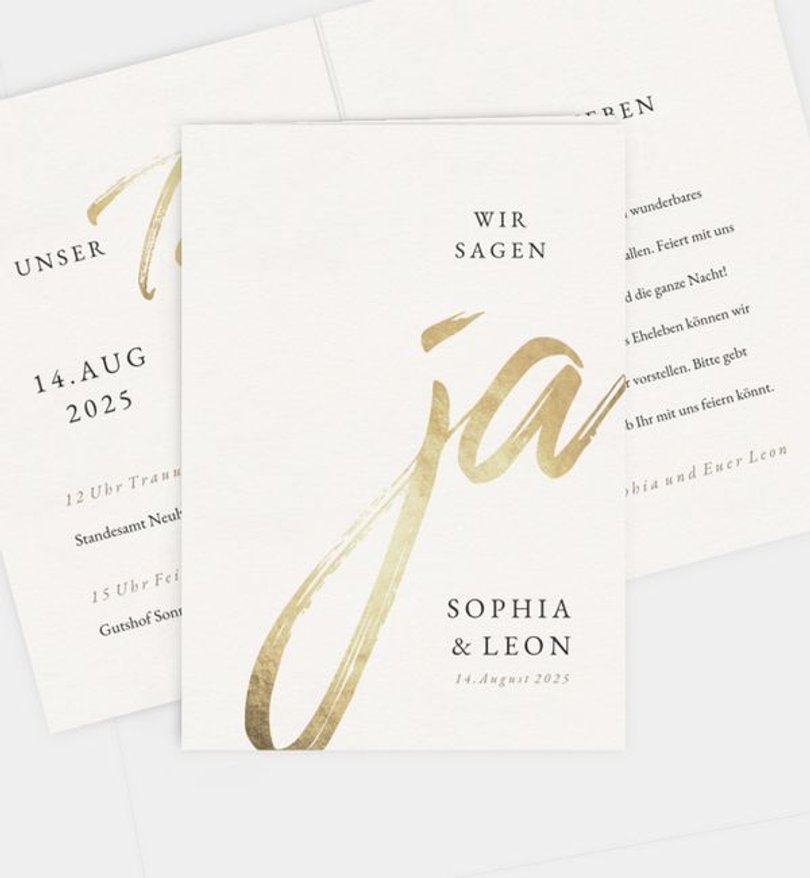 Einladungskarte Hochzeit Easy