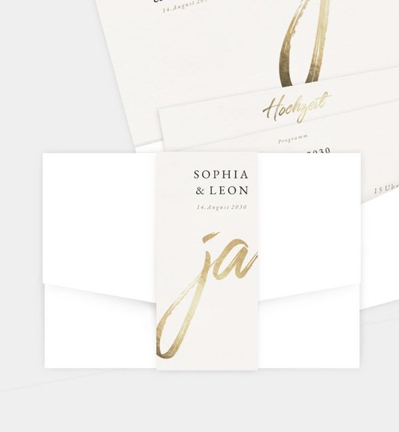 Einladungskarte Hochzeit Easy