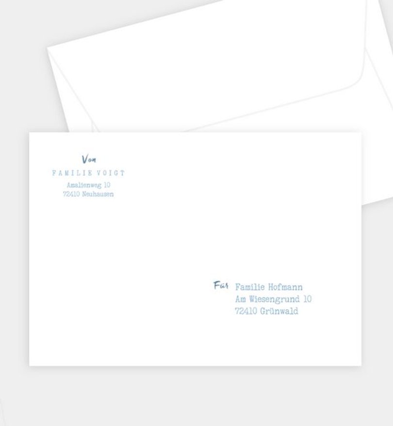 Briefumschlag Kommunion Cool Kids · Vintage