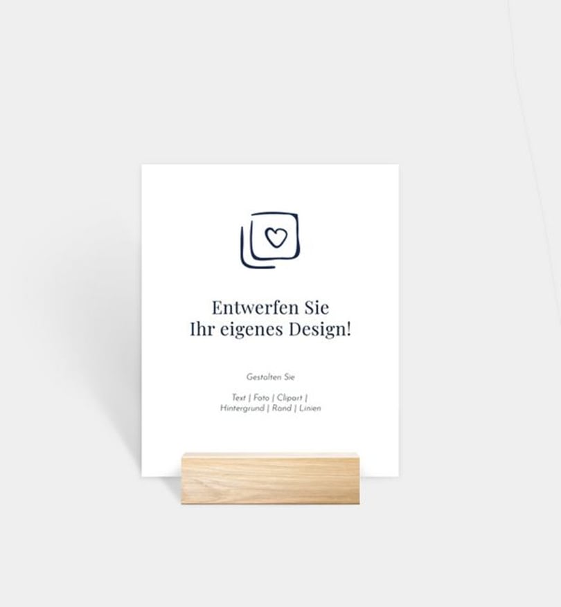 Fotoaufsteller ostern/fotoaufsteller/occasion Blanko Design