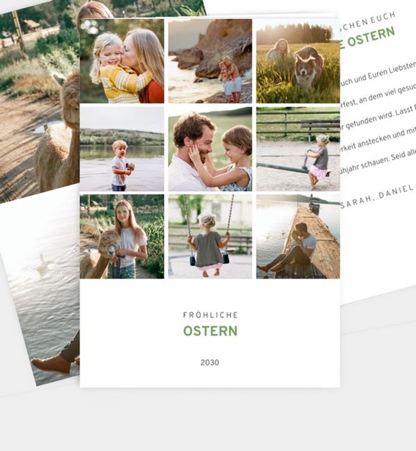 Grußkarte Ostern Oster Fotos