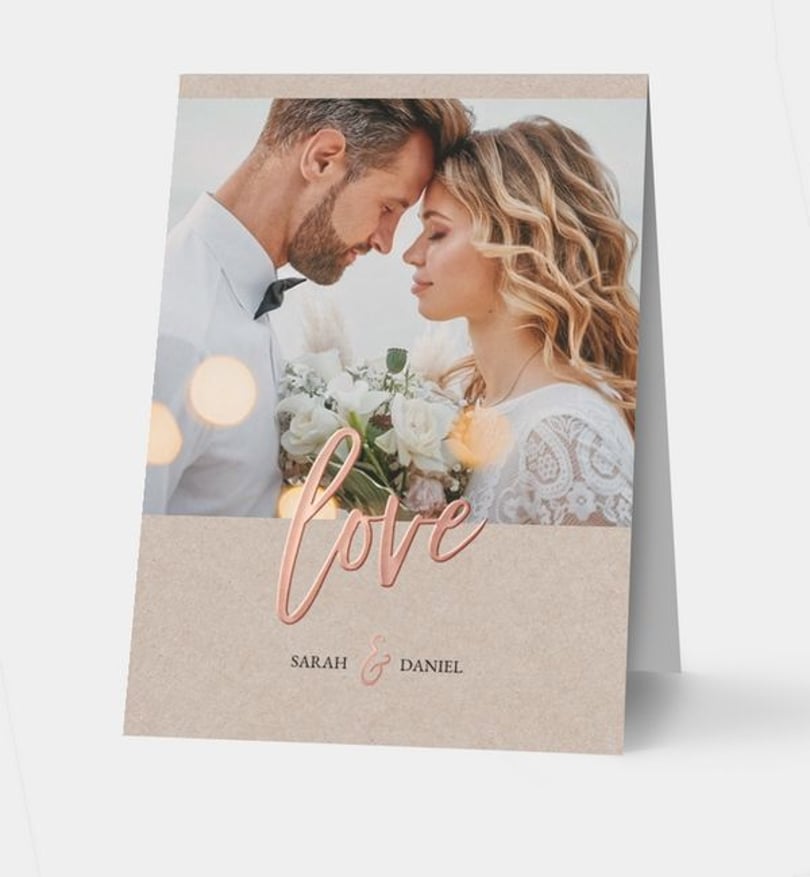 Fotoaufsteller allgemein/fotoaufsteller/occasion Rosegold-Crafty