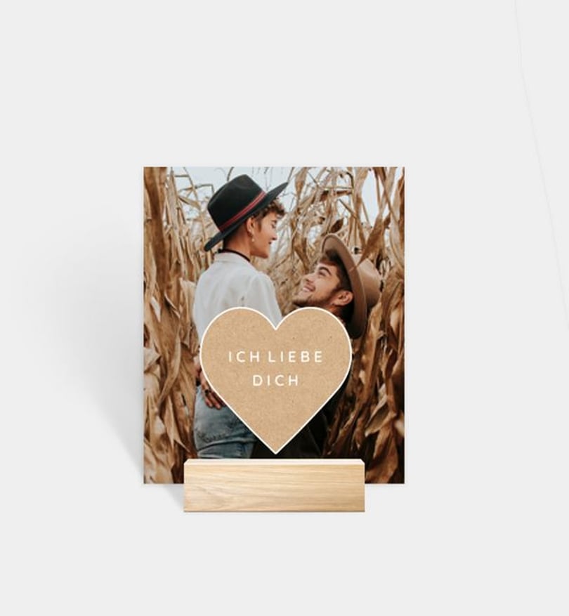 Fotoaufsteller allgemein/fotoaufsteller/occasion Crafty Heart